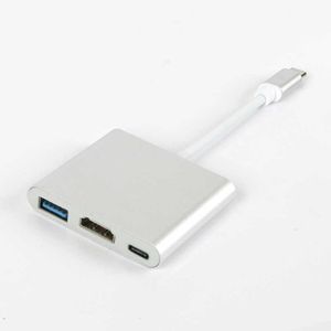 Thunderbolt 3 Adapter USB Type-C Hub HDMI Compatibele 4K Ondersteuning Samsung DEX-modus USB-C Dock met PD voor MacBook Pro/Air