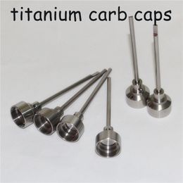 Ti Carb caps Extracteur de machine d'extraction d'huile Extracteur de BHO à souffle ouvert Outils en acier inoxydable Tubes Clous sans dôme GR2 Clou en titane