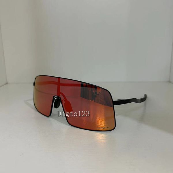 Monture en métal Ti Lunettes de sport Lunettes de soleil de cyclisme en plein air UV400 lentille polarisée Lunettes de cyclisme Lunettes de vélo VTT homme femmes lunettes de soleil d'équitation avec étui OO6013