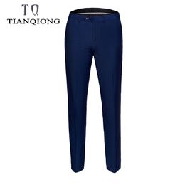 Tian Qiong Mens Pak Broek Zomer Mannen Jurk Broek Straight Business Office Mens Formele Pant Classic Broek Mannelijke Big Size S / 6XL 201106