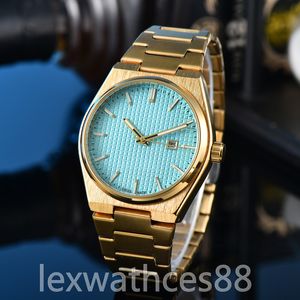 Tianshus Herenhorloge Designer Luxe Dames Klassiek Moissanite Mode Vrijdag 41MM Automatisch horloge Roestvrij staal Saffier Waterdicht horloge relgio