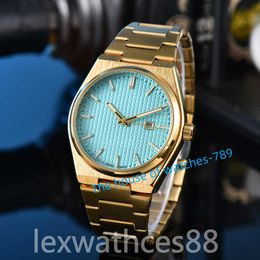 Tianshus Mens Designer Designer Luxury Womens Classic Moisanite Fashion Vendredi 41 mm Automatique Watch en acier inoxydable Sapphire imperméable Watch Relgio