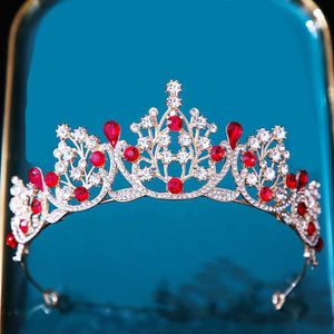 Tiaras 12 kleuren prinses koningin meisjes roze kristal tiara voor vrouwen feest verjaardag kroon haarjurk accessoires hoofddeksels sieraden
