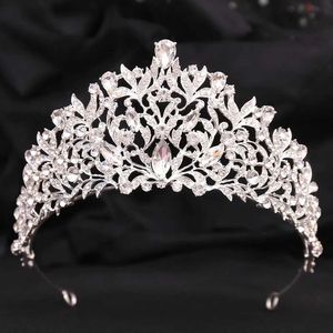 Tiaras 6 couleurs baroque ab cristal Tiara Crown For Women Girls Wedding Party Luxury Elegant Bridal Queen Hair Dress ACCESSOIRES