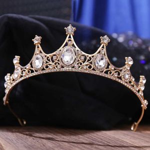 Tiaras 6 kleuren prinses koningin meisjes kristal tiara vrouwen bruiloftsfeest verjaardag kroon haarjurk accessoires hoofddeksel sieraden