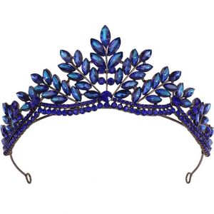 Tiaras 7 kleuren vintage barokke kristal opaal kroon vrouwen bruiloftsfeest cadeau bruid koningin bruids tiaras haaraccessoires hoofdbanden