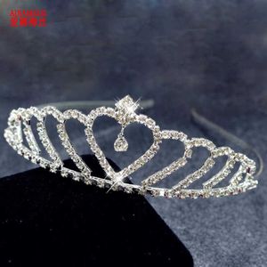 Tiaras ainameisi Nieuwe 8 -stijl prinses bruiloft Haaraccessoires Crystal Rhinestone Fashion Bridal Tiara Hoofdband Wedding Crown For Girl Z0220