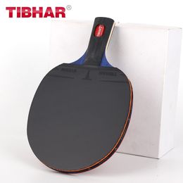 Tibhar Pro Table Tennis Racket Blade Rubber Pimples-in Ping Pong Racket High-Quality with Bag 6/7/8/9 Stars