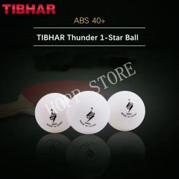 Tibhar Table Tennis Balls Nouveau matériau 1 étoile 40 + ABS PLASTIQUE PLOCIER POLUME ET LECLING ORIGINAL TIBHAR Ping Pong Ball