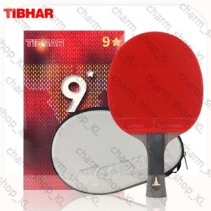 Racket de tennis de table Tibhar, lame de haute qualité 6789 étoiles avec des boutons de sac dans des raquettes de ping-pong 784