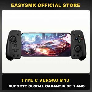 Ticks Easysmx M10 Type C Contrôleur de carte de jeu mobile pour iPhone 15 Android Xbox Gaming via la tige avec effet Hall Trigger Joystick J240507