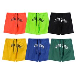 Getijdenmerk Angel Letter Direct spray bedrukte shorts Palms Tree net rood jeugd lente en zomer EU MAAT S-XXL