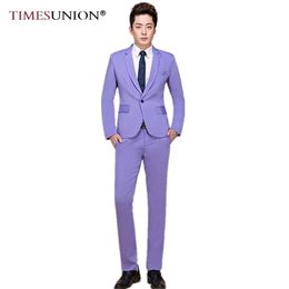 Tide Hommes Costumes De Mariage De Mode Coloré Plus La Taille 5XL Jaune Rose Vert Bleu Violet Costumes Veste Et Pantalon Tuxedos 201105