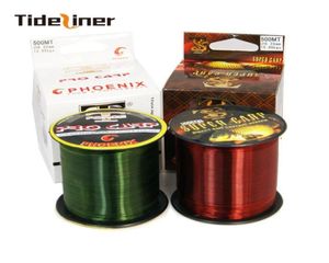 Tideliner – ligne de pêche en Nylon, 500m, mangeoire pour carpe, canne à pêche super forte, puissance 555kg2572kg, diamètre 02005MM, 15803512019