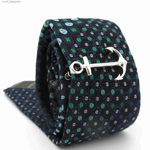 Clip Clips Anchor Times Clips British Korean Businet Banquet Banquet Mariage Accessoires Tie-Clips Fashion Personnalité Mentille Bijoux Y240411