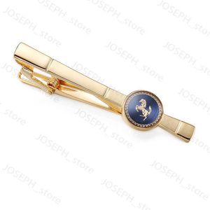 Tie clips Hoogwaardige mode Business Tie Clip Brand Horse Tie Clip Heren Trouw Shirt Tie Pin Accessories J230413