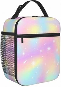 cravate Dye Lunch Box Kids Girls Boys Isulater Cooler Thermal Cute Lann Sac Tote for School Work A1DN #