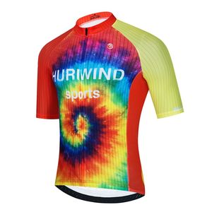 Tie-Dye Pro Team Cycling Jersey Summer Cycling Wear mountainbike kleding fiets kleding MTB fietsen fietsende kleding fietsen tops b1