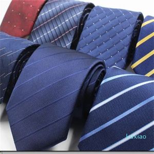 Corbata con cremallera para hombre, no es necesario golpear el traje de negocios, 8cm, profesional, azul oscuro, negro, fácil de tirar, para el novio, boda, perezoso