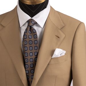 Cravate cravates pour hommes cravate cravates d'affaires Zometg cravate marron cravates cravate de mariage ZmtgN2589