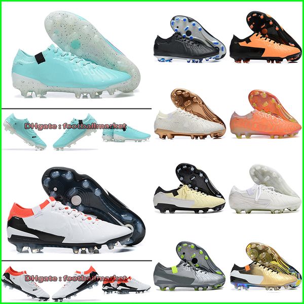 Tiempo Legend 10 FG Chaussures de football Bottes Crampons pour hommes enfants Low Top football de crampon scarpe da calcio Fussballschuhe botas futbol Chaussures Firm Ground avec sac 03