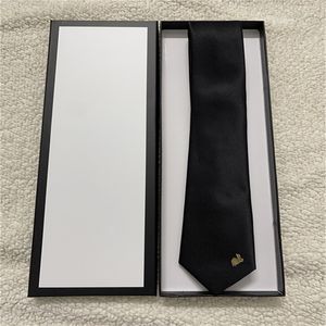 Cravates 2023 Cravates de créateurs Hommes Cravates Mode Hommes Cravates Lettre Imprimer À La Main Affaires Loisirs Cravat 100% Soie Luxe Haut Avec Ori