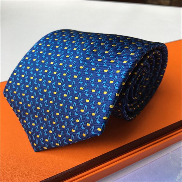 Corbatas 23 Corbata para hombre de marca 100% Jacquard de seda clásica de punto para hombre, corbata informal y de negocios para boda, corbata hecha a mano con caja