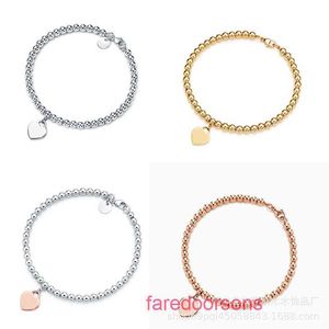 Tifanism Design Femmes Perle Bracelets Charme Bijoux De Luxe pour Lady Cadeau T style amour perle bracelet Rue or rose Avec Boîte D'origine