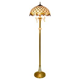 Tiffany Baroque Fashion Style Vitrail Lampadaire E27 110-240V Pour la maison Parlor Bed Standing Room Dining Lumière