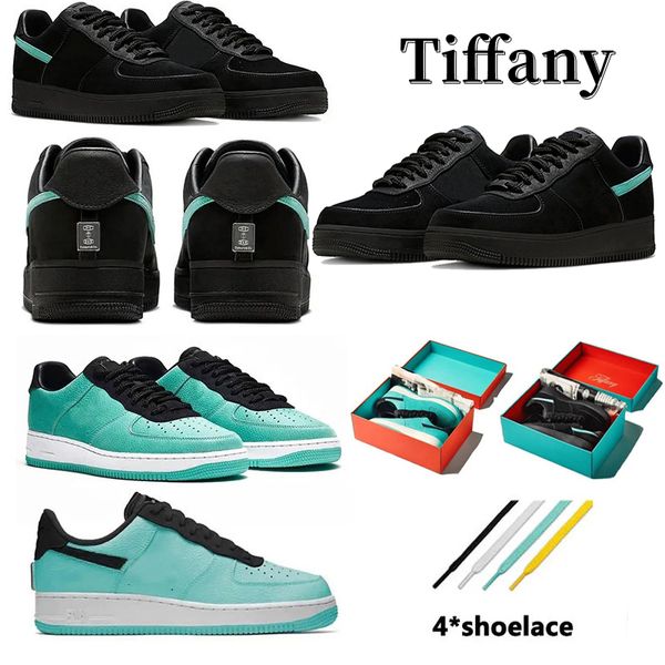 Tiffany Hommes Femmes Chaussures De Course Sneaker 2023 Designer Tiffany Bleu Noir Nouveau Style Chaussures De Mode Cool Hommes Formateurs Sport Plate-Forme Baskets taille 36-45