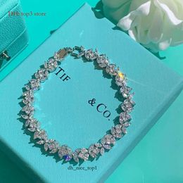 Tiffanybead ketting Dames Luxurys Designer Bracelet Lucky Link Charmel Bracelet Fashion glanzende en opvallende sieraden 5153
