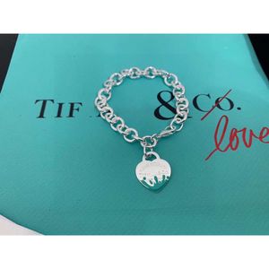 Tiffanybead para mujer lujo pulsera de diseñador de suerte Lucky Heart Heart Jewelry Damas Regalos de vacaciones