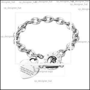 Bracelet de créateur de bracelet TiffanyJewelry Braceuse TiffanyJewelry Gold Link Link Lover Amour de la mode