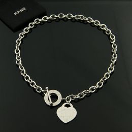 Marca Tiffanyjewelry para mujeres largas, collares de moda, conjunto para hombres, collar de tenis de alta calidad, joyería de acero inoxidable, diseñadores, fiesta, boda 5295