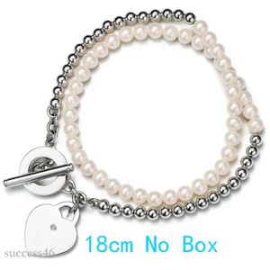 Tiffanyjewelry mode luxe kettingontwerper sieraden hart hanger tiffanyjewelry hart ketting vorm dubbele dek ketens kettingen armband 772