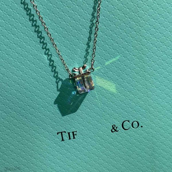 TiffanyJewelry Luxury Tiffanybead Pendant Colliers de créateur de femmes Classic Collier Collier Cerme Cerme Collier de vacances TW6B