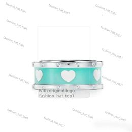 TiffanyJewelry Ring Designer Classic Open Double T Ring Couple Couple Ring 925 STERLING RING TRAND HAUTE QUALITÉ Couple d'anniversaire TiffanyJewelry Stripe 687