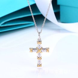 Tiffanylm Brand Cabello de diseñador de cadena de huesos con diamantes Cross Jewelry Consume Charms South Plant Nurse Nurse Gift Sailmoon Co.