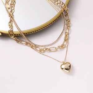 Tiffanylris esigner ketting nieuwe mode liefde multi-gelaagde diamanten kraag ketting gepersonaliseerde temperament hanger ketting ketting geschenken