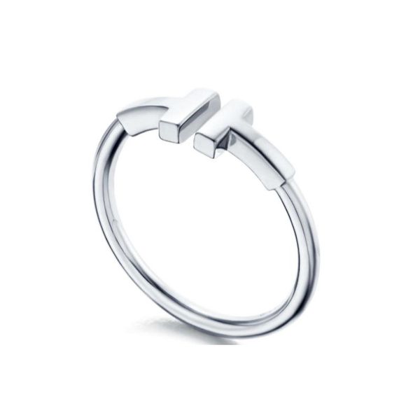 Tiffanyring Diseñador Anillo Tiffanyjewelry Ring Ring Ring Ring 925 Sistema de seguridad de cuchillo de esterlina Luz para la cámara de la computadora Amante CZ Diamond Rings 946