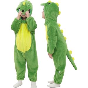 Tiger Dinosaur Animal Fancy Dress -kostuum Outfit Hooded Romper Jumpsuit