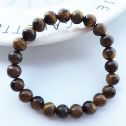 Bracelets œil de tigre amour bouddha, en pierre naturelle, tendance, pour femmes, marque célèbre, bijoux pour hommes