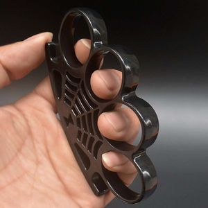 Tigre Joint main araignée cuivre quatre doigts ensemble d'outils de voyage anneau poing boucle 9652