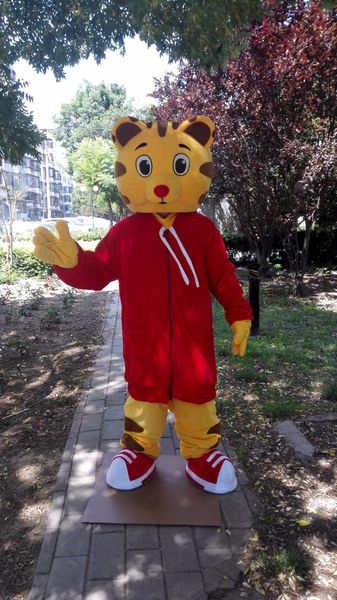 Disfraz de mascota tigre personalizado tamaño adulto personaje de dibujos animados disfraz de Carnaval 41237