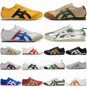 Tiger Mexico 66 Tigers Chaussures décontractées Chaussures de course Summer Onitsukass Canvas Series Mexico 66 Deluxe Mens Womens Femme Fores Sole PARCHMENT SEMPRE ITMANDE