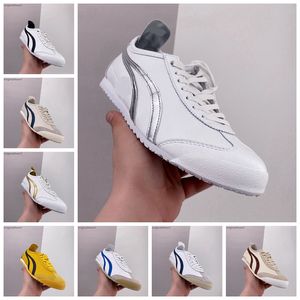 Tiger Shoes Mexico 66 Sneakers Dames Heren Ontwerpers Canvas Schoenen Zwart Wit Blauw Rood Geel Beige Lage Trainers Maat 36-45