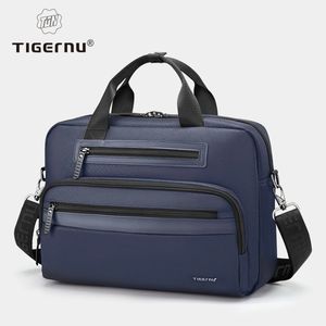 Tigernu 12-14.1BriefCase Laptop Business Men Ciftcase Waterdicht Handtas Fashion Travel Messenger Bag Connect Series 240418