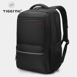 TigerNU -merk Anti Diefstal 156inch Men Business Laptop Backpack USB -lading Mochila Waterdichte schooltas voor tieners 240329