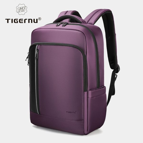 Tigernu Carging Urban de 156 pulgadas Mochila machacada macho Rfid Anti Theft Bag for School Travel Luggage Busines 240329