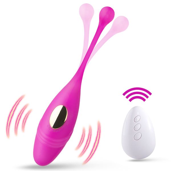 Serrage Ben Wa Kegel Balls Exerciseur Sans Fil À Distance Vibrant Oeuf Perle Balle Formation USB Rechargeable Sex Toys pour Femmes Y191218